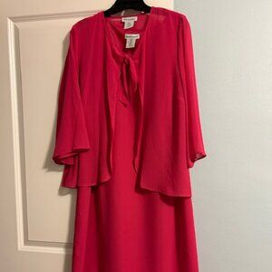 Jessica London Two Piece Pink Dress, Size 14WP